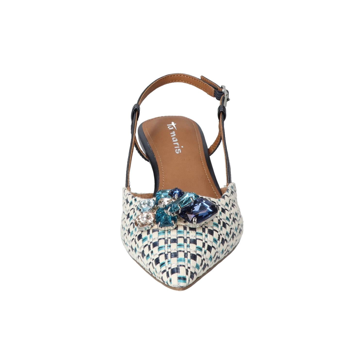 Slingback, Blauw