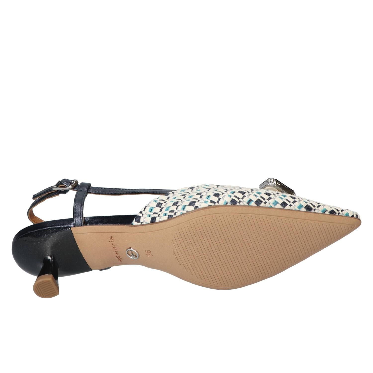 Slingback, Blauw