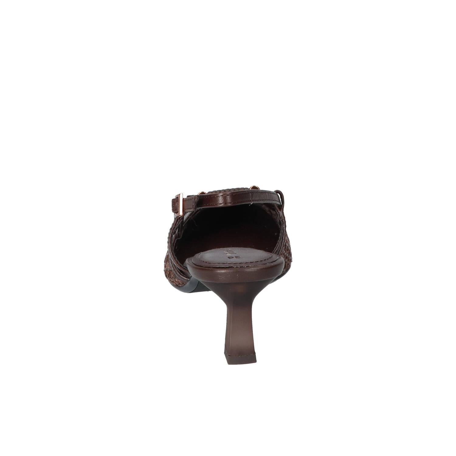 Slingback, Donkerbruin