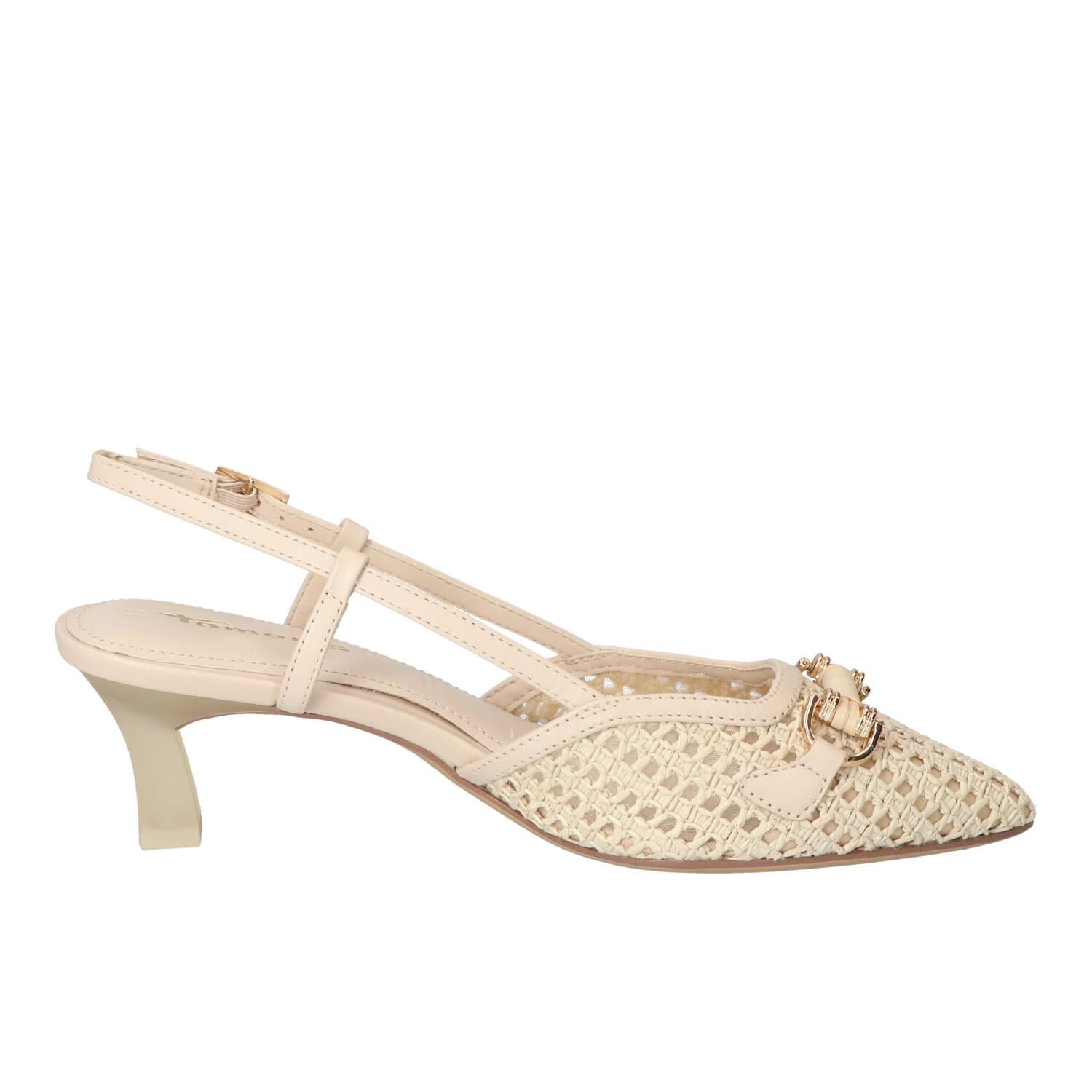 Slingback, Lichtbeige