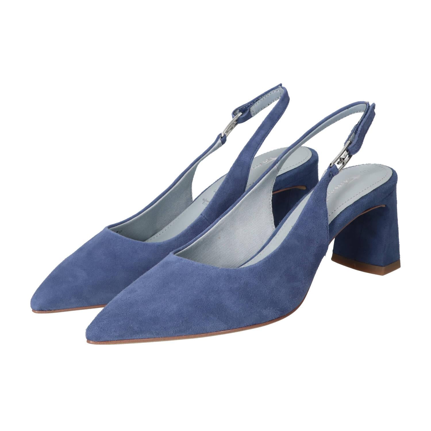 Slingback, Blauw