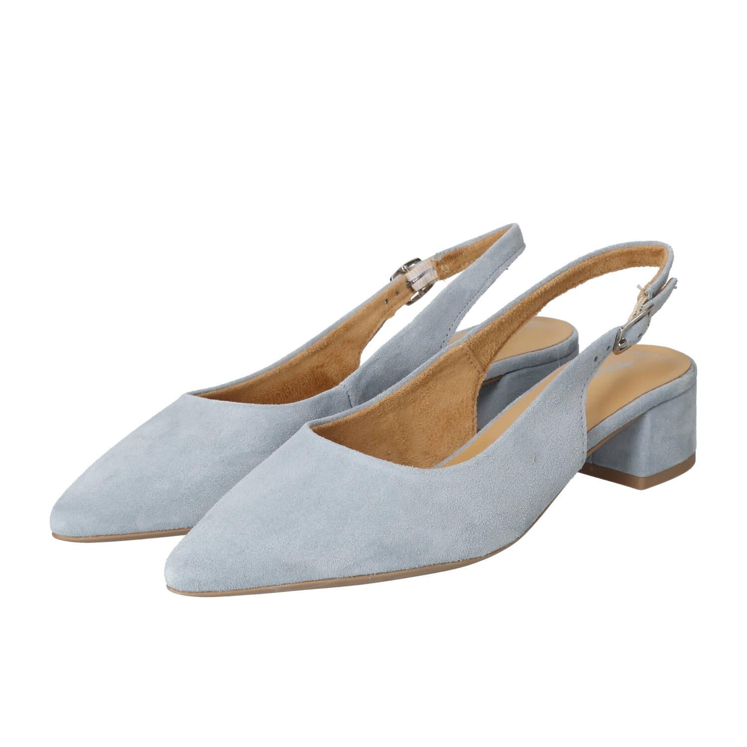 Slingback, Lichtblauw