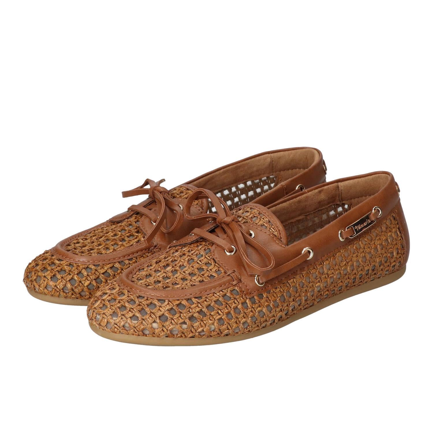 Veterschoenen, Cognac