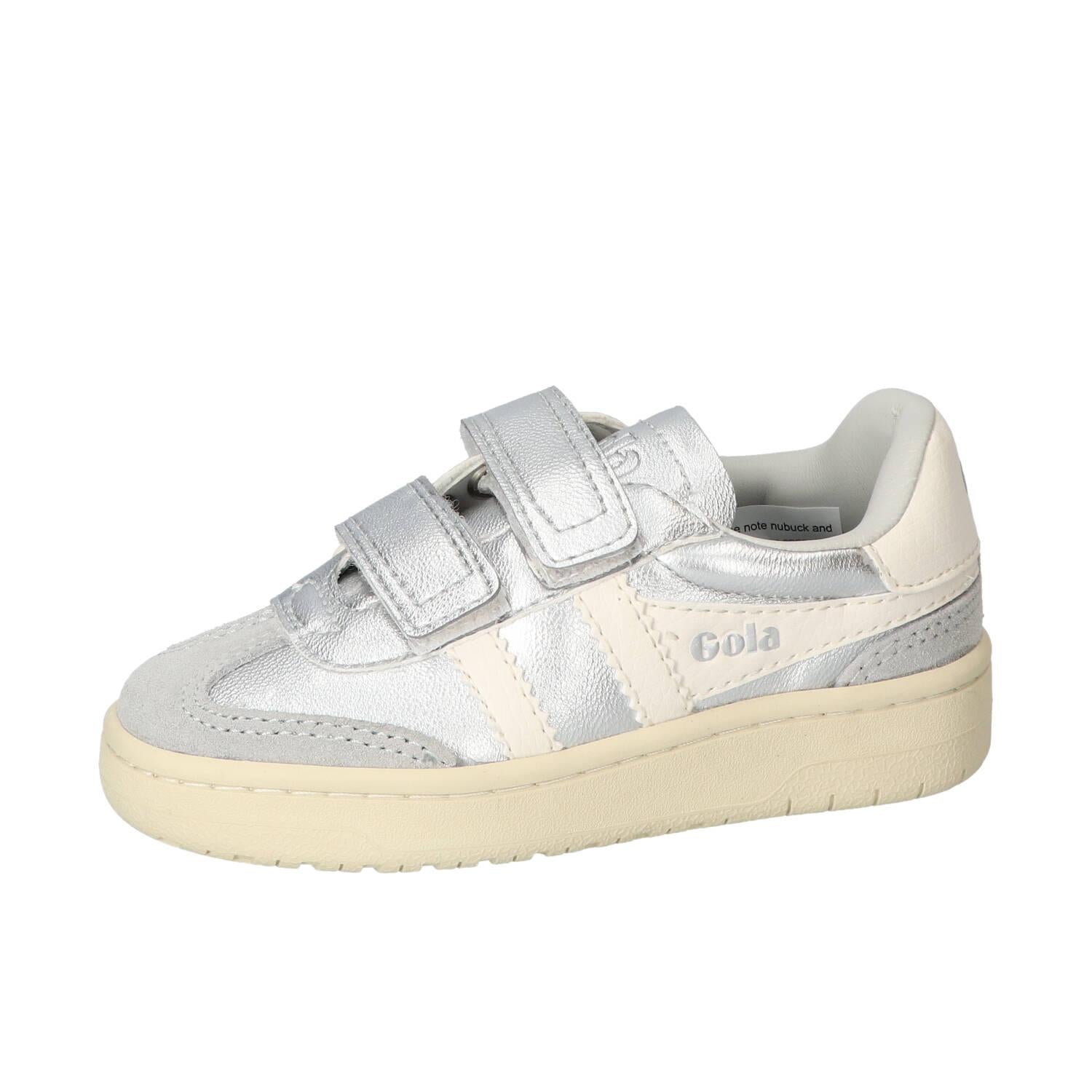 Sneakers Velcro, Zilver