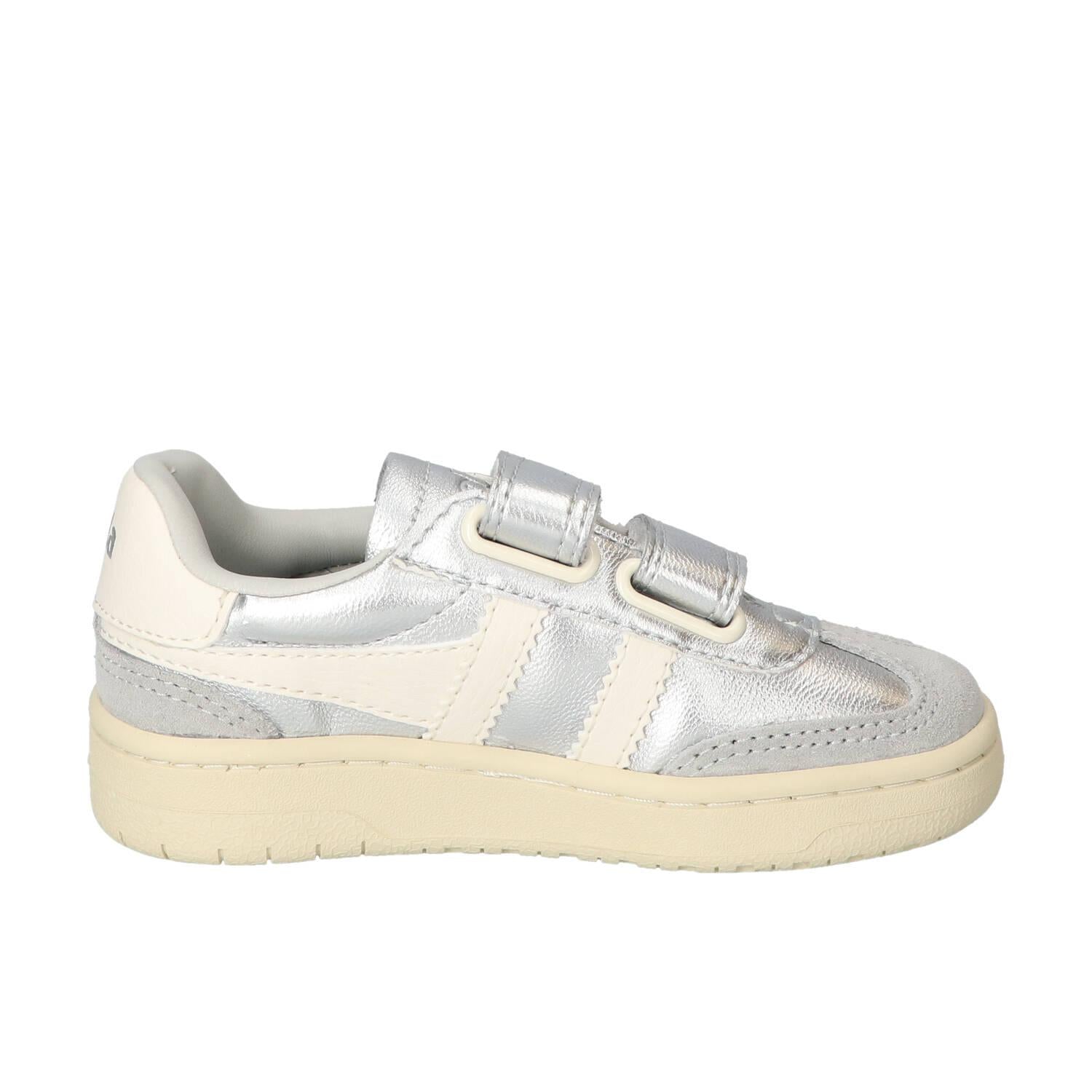 Sneakers Velcro, Zilver