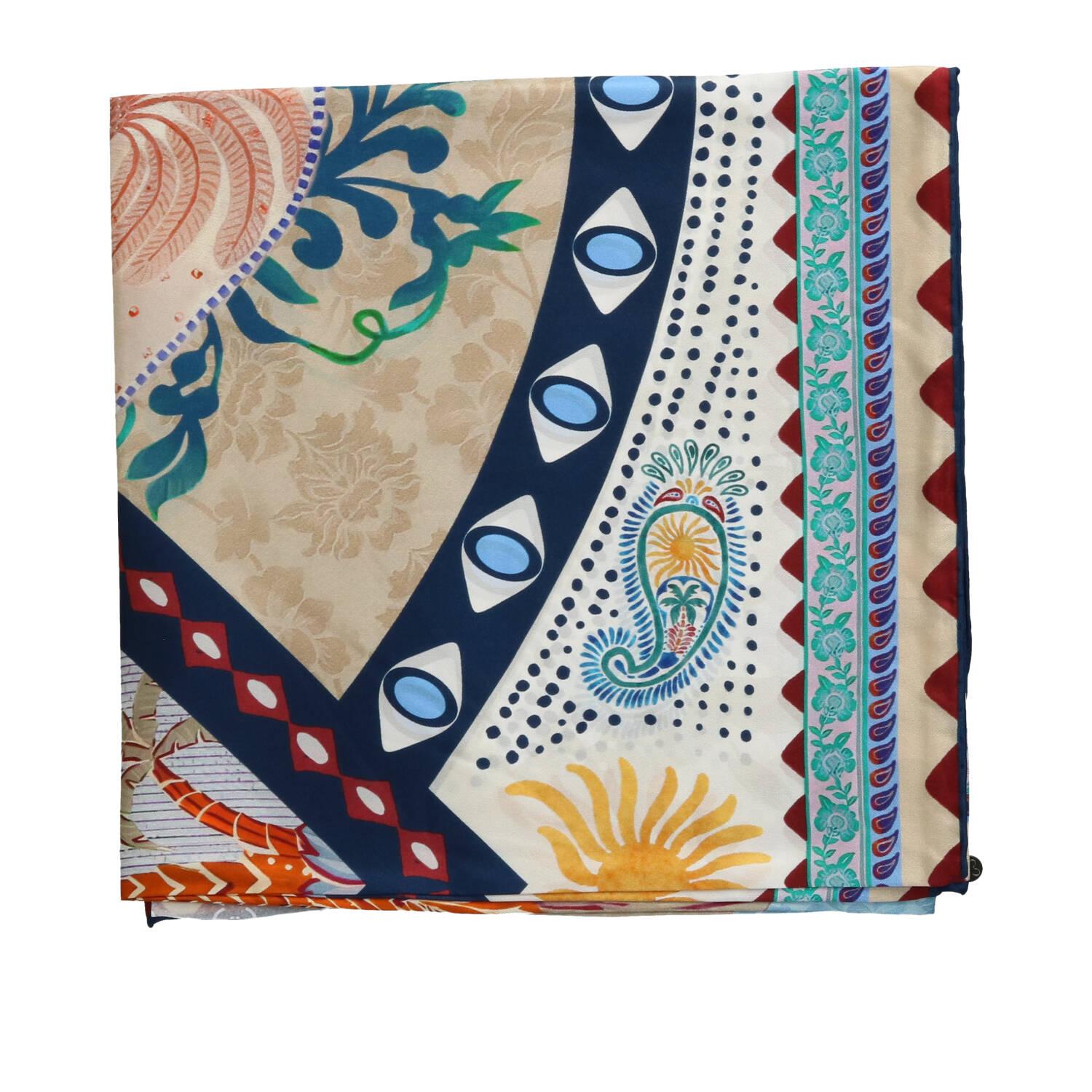 Sjaals, Blauw