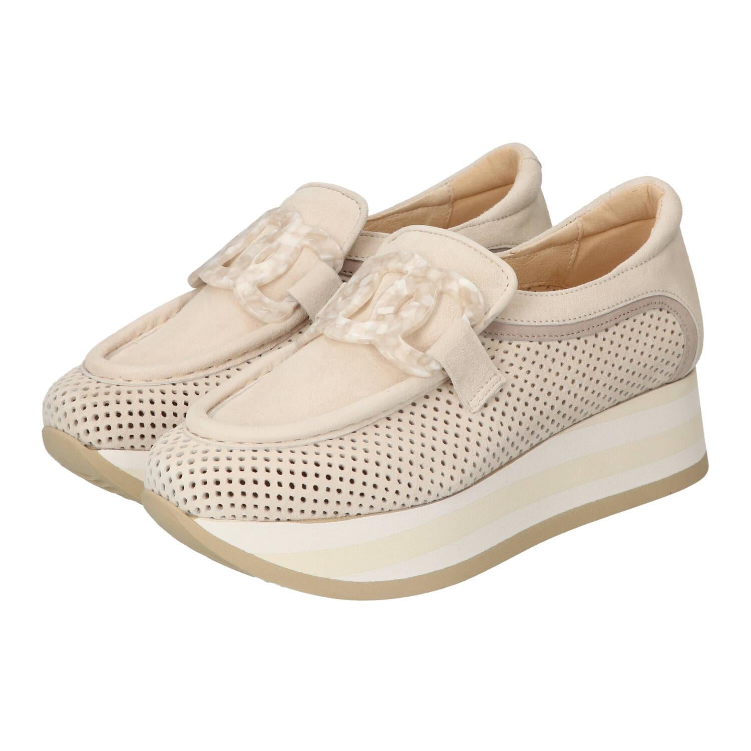 Instapschoenen, Lichtbeige