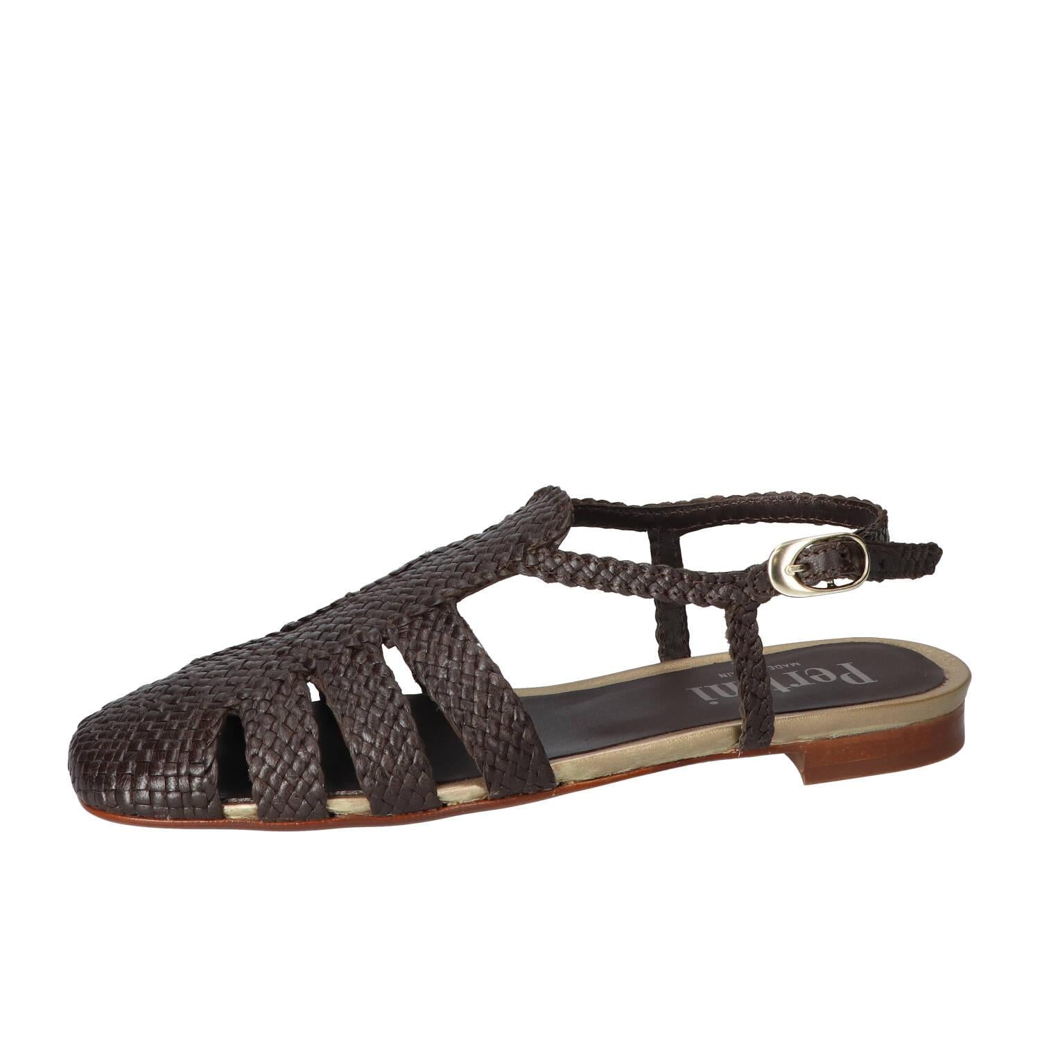 Sandalen, Donkerbruin