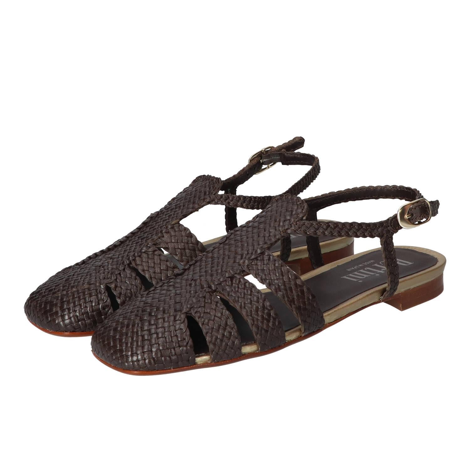 Sandalen, Donkerbruin