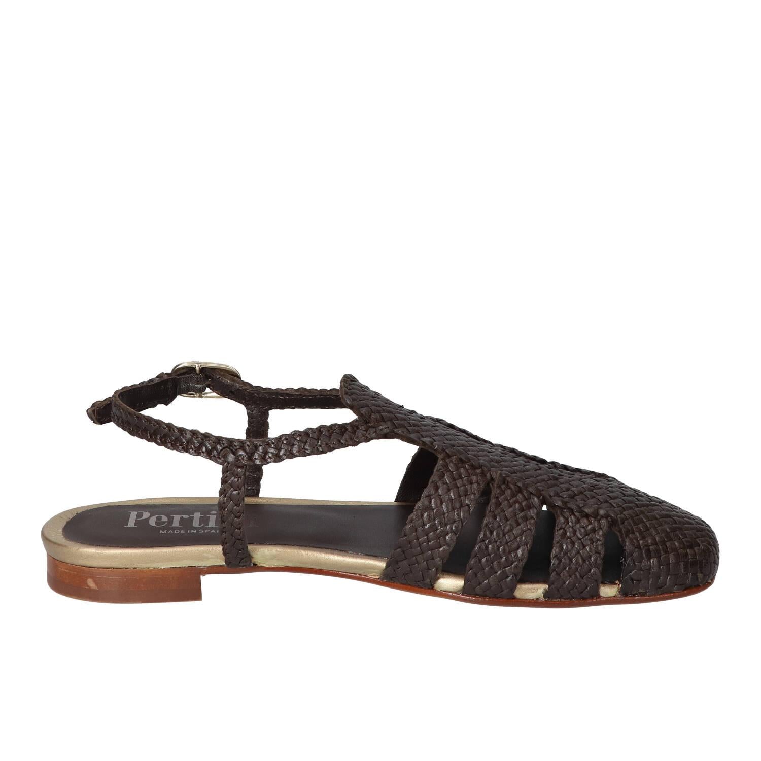 Sandalen, Donkerbruin
