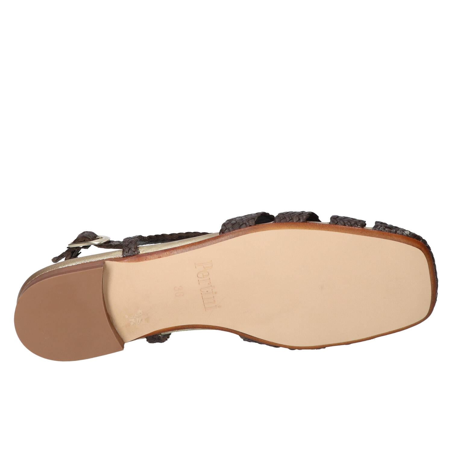 Sandalen, Donkerbruin