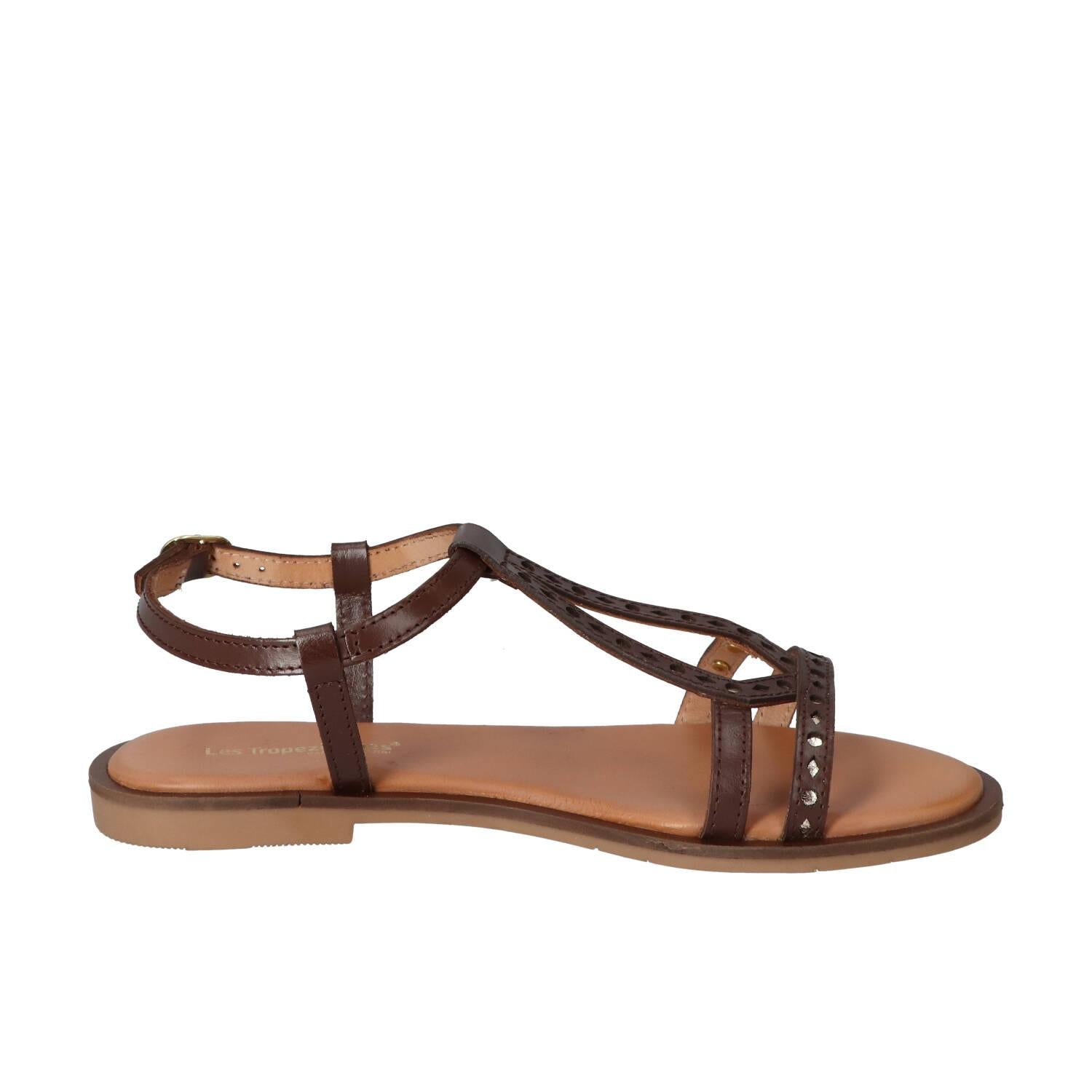 Sandalen, Donkerbruin