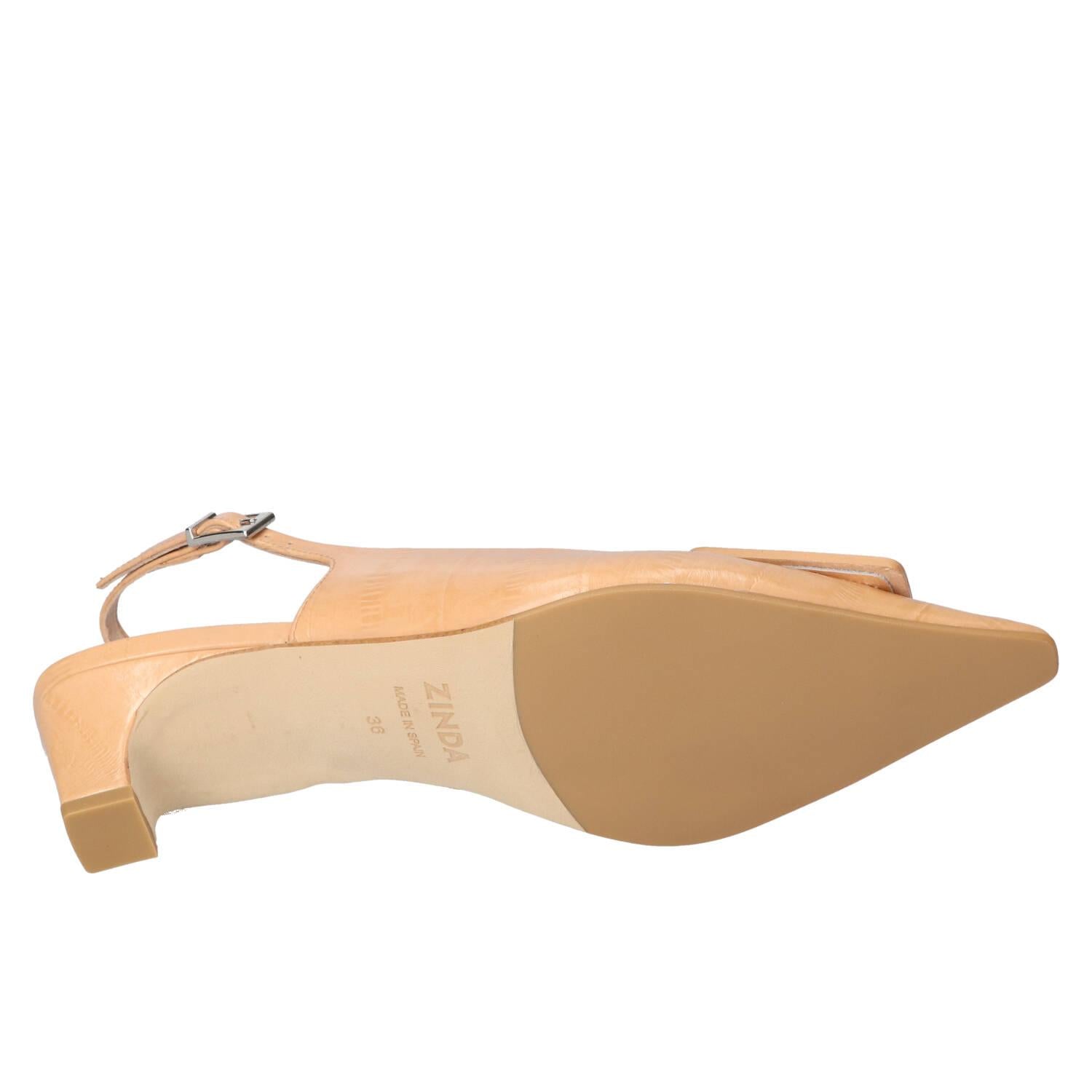 Slingback, Cognac