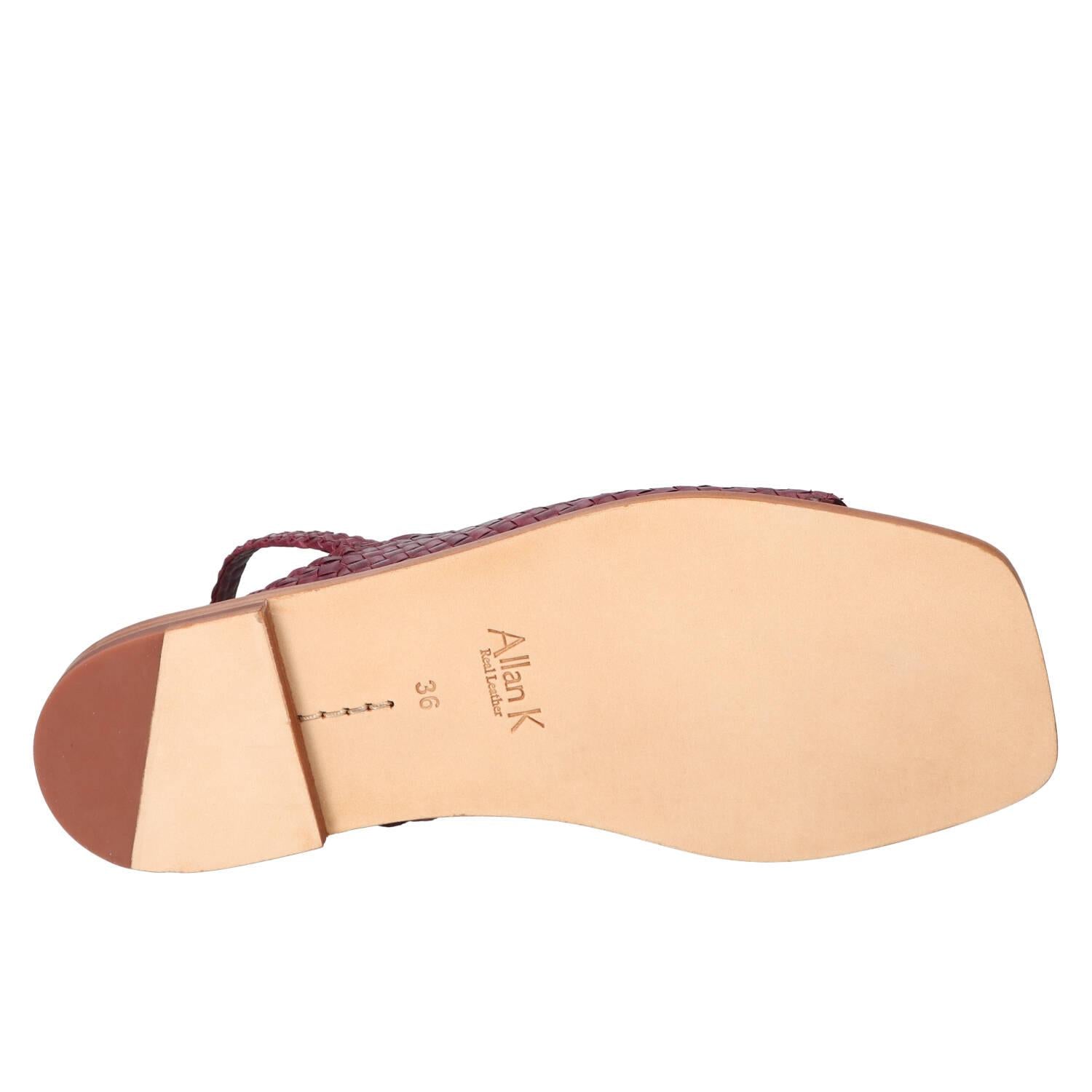 Sandalen, Paars