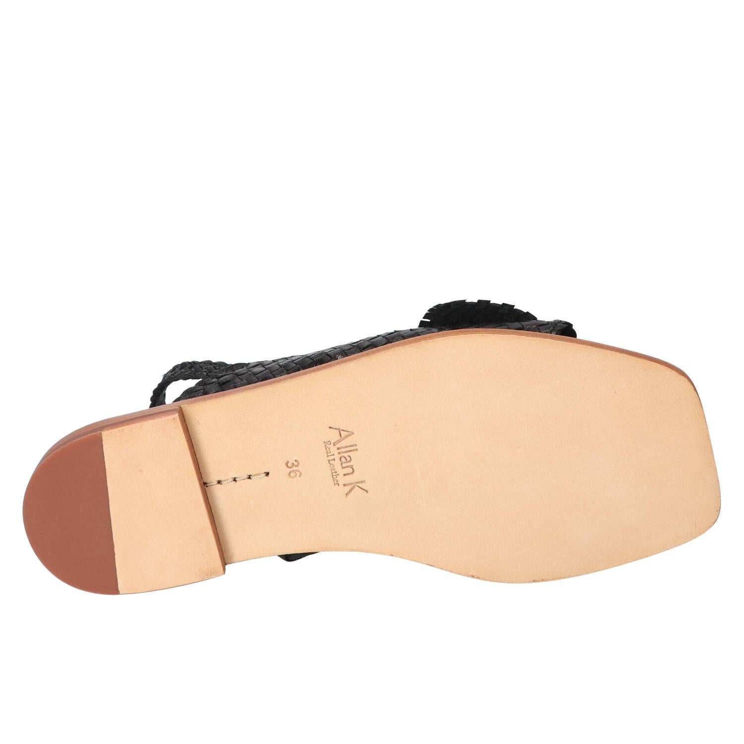 Sandalen, Zwart