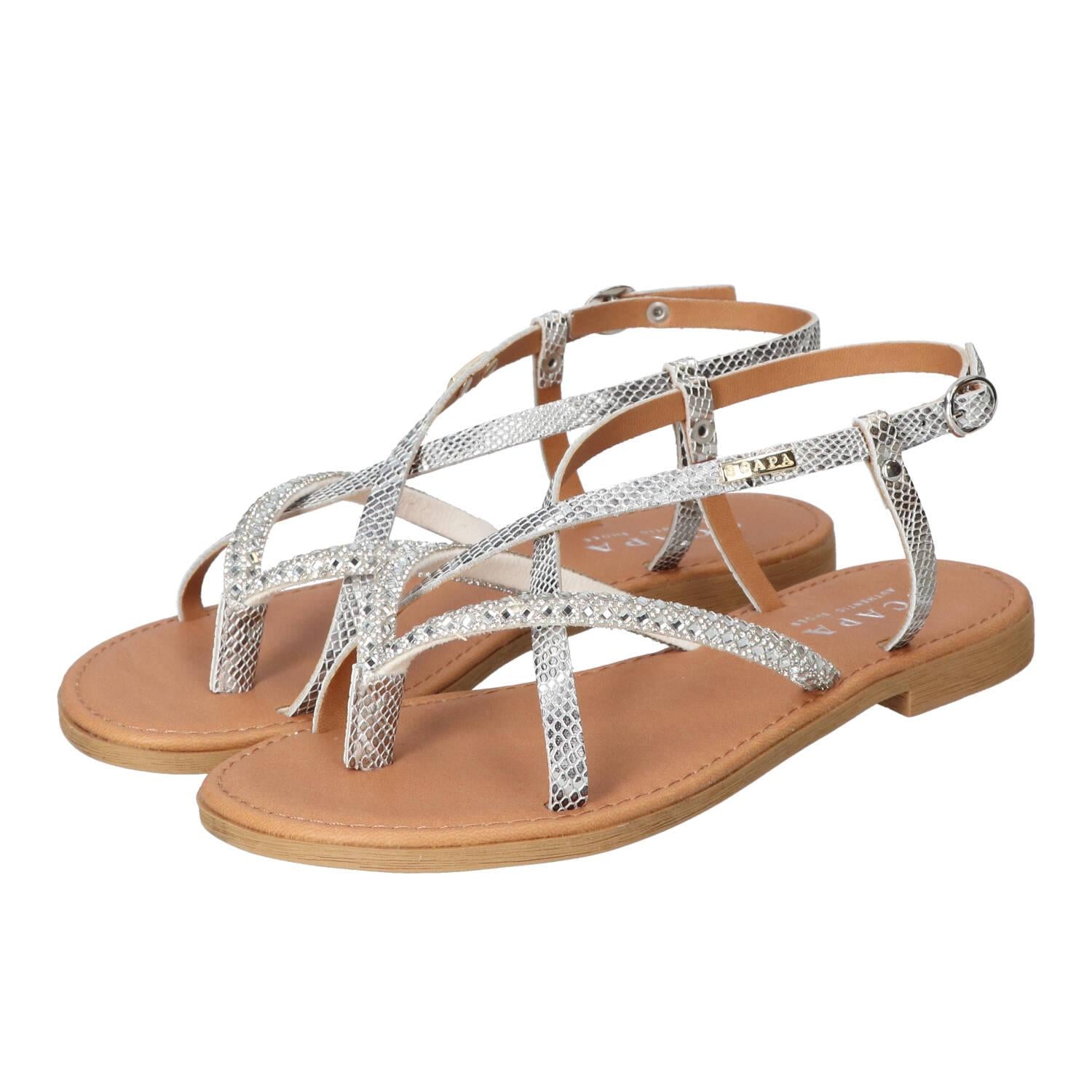 Sandalen, Zilver