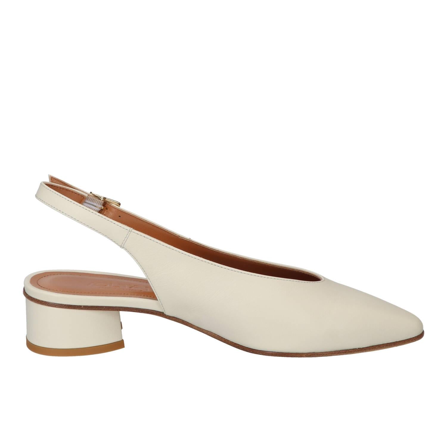 Slingback, Off White
