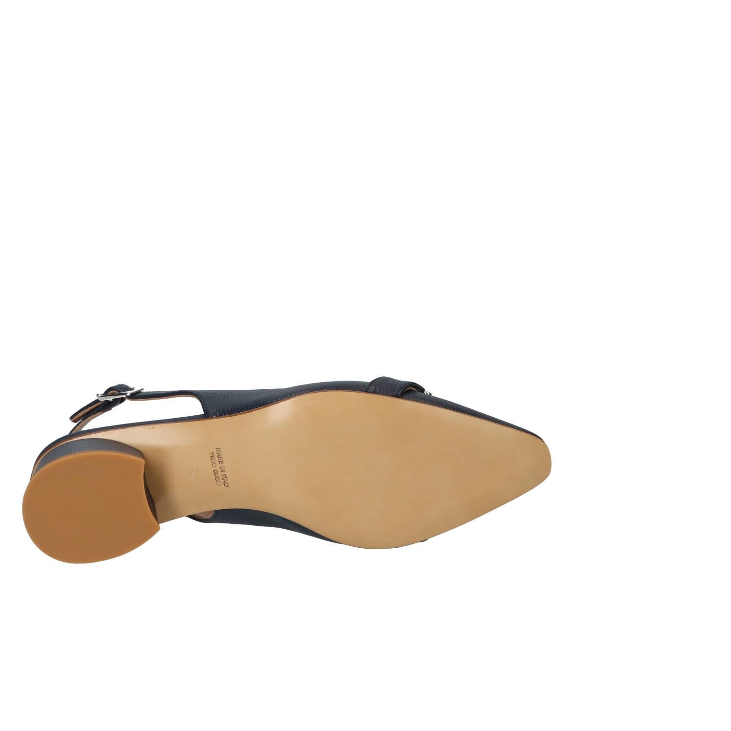 Slingback, Blauw