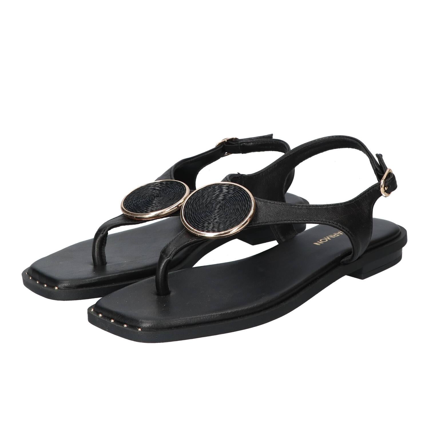 Sandalen, Zwart