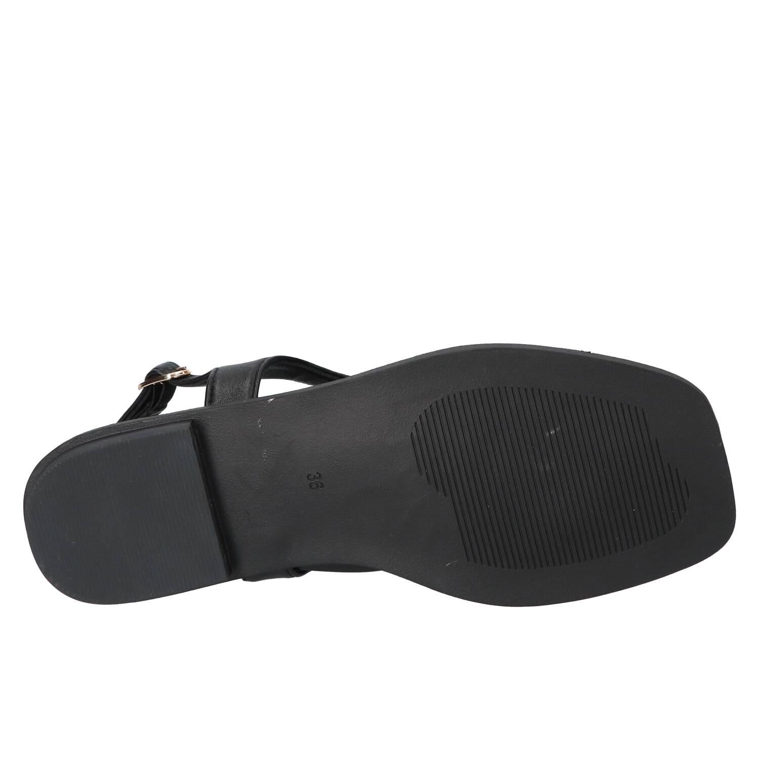 Sandalen, Zwart