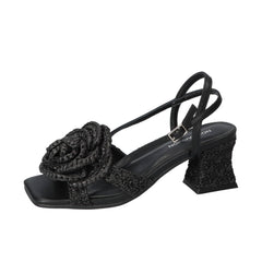 Sandalen, Zwart