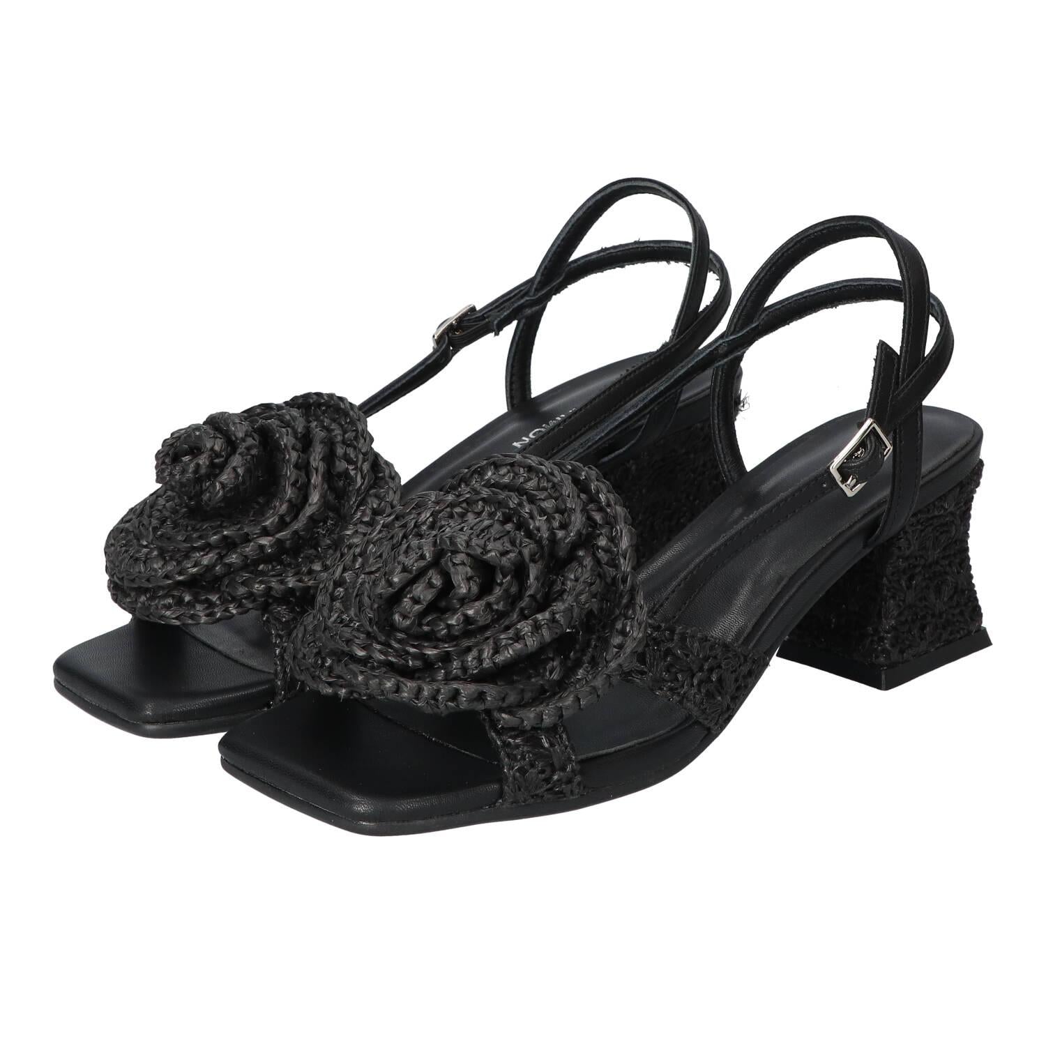 Sandalen, Zwart