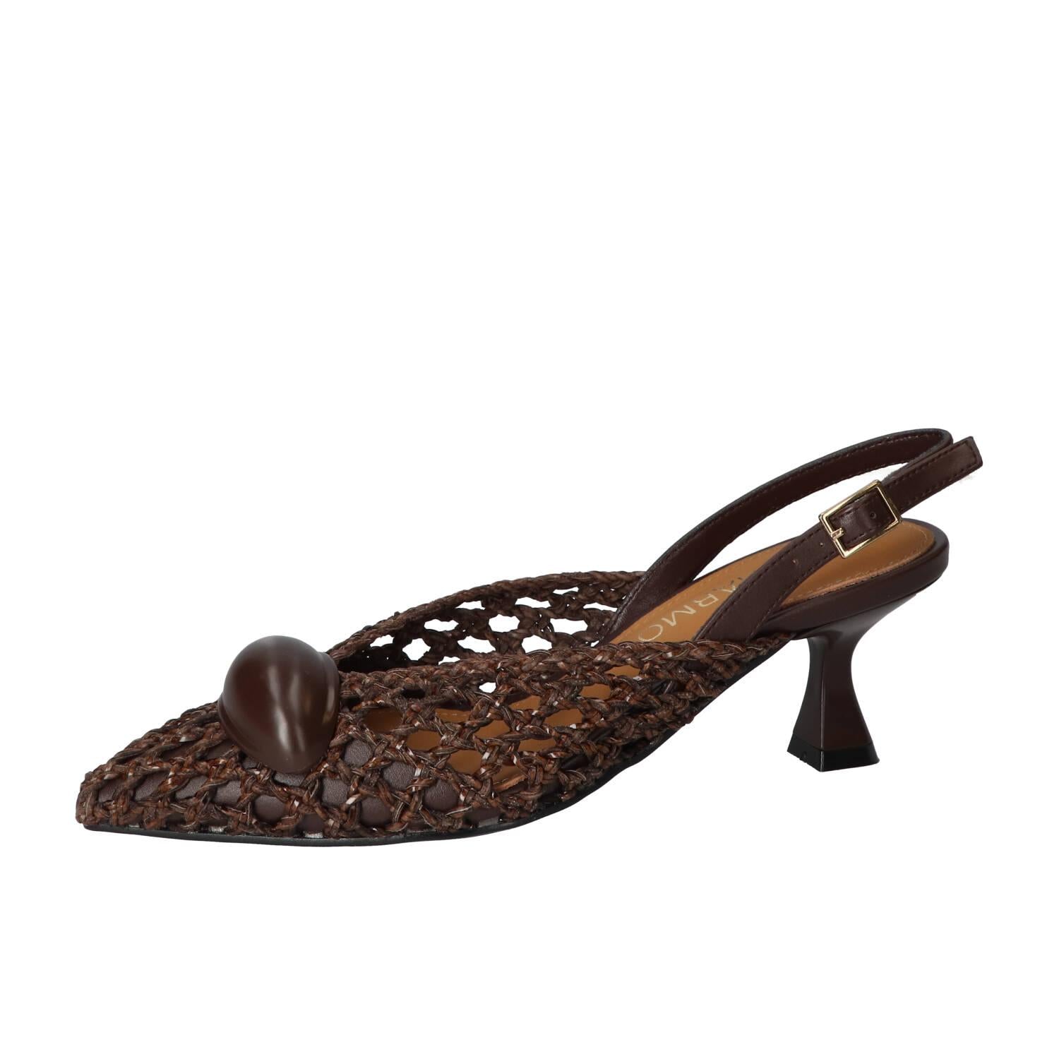 Slingback, Donkerbruin