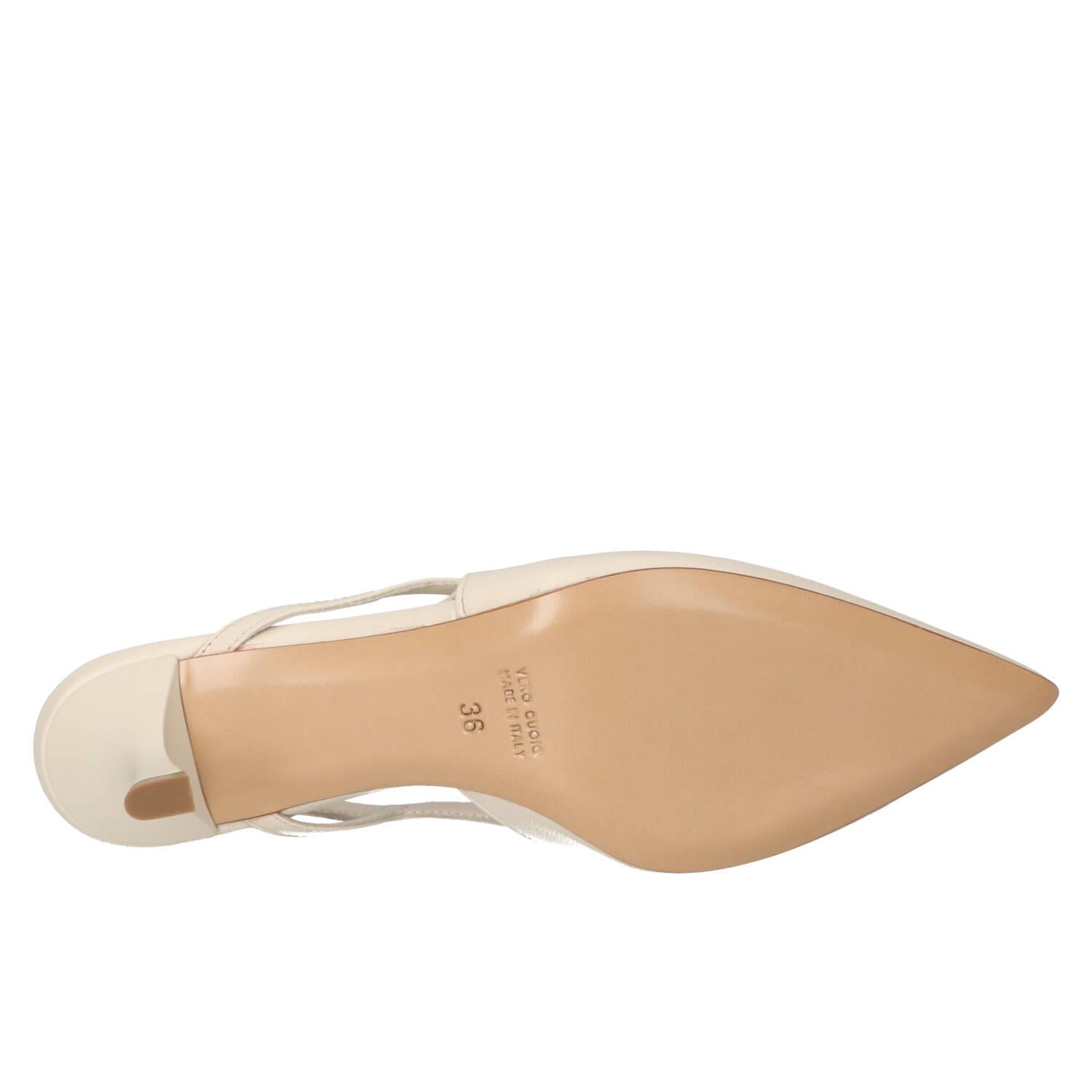 Slingback, Off White