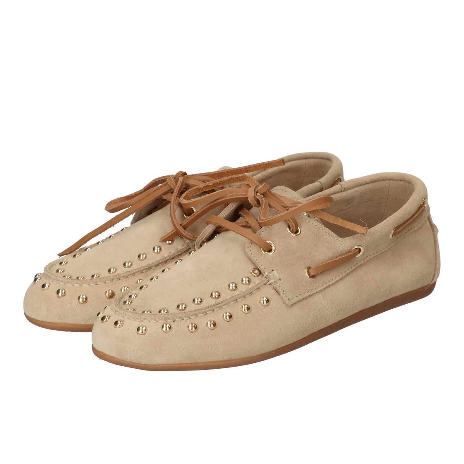Veterschoenen, Lichtbeige