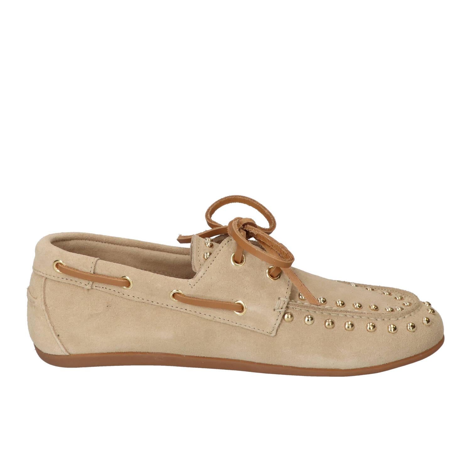 Veterschoenen, Lichtbeige