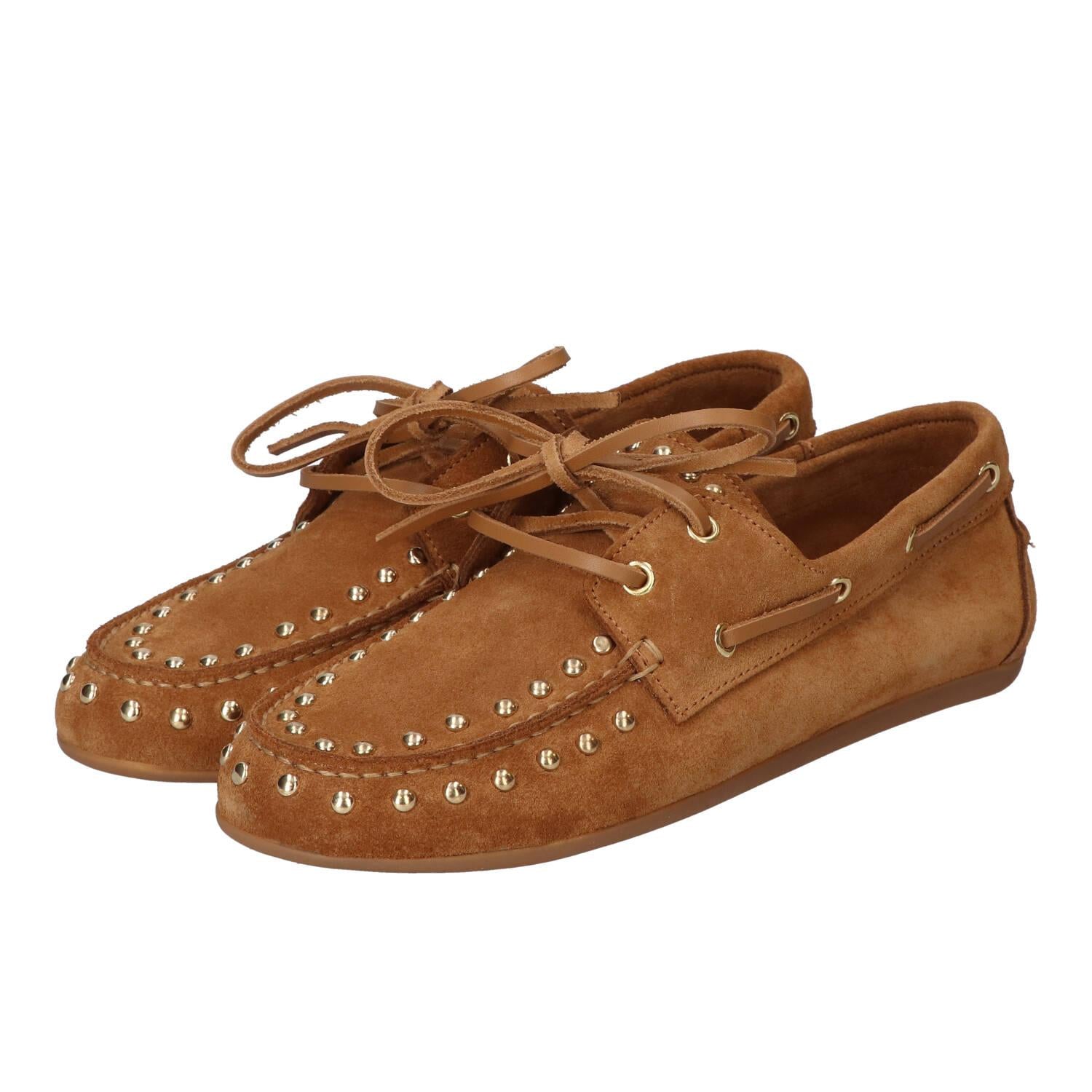 Veterschoenen, Cognac