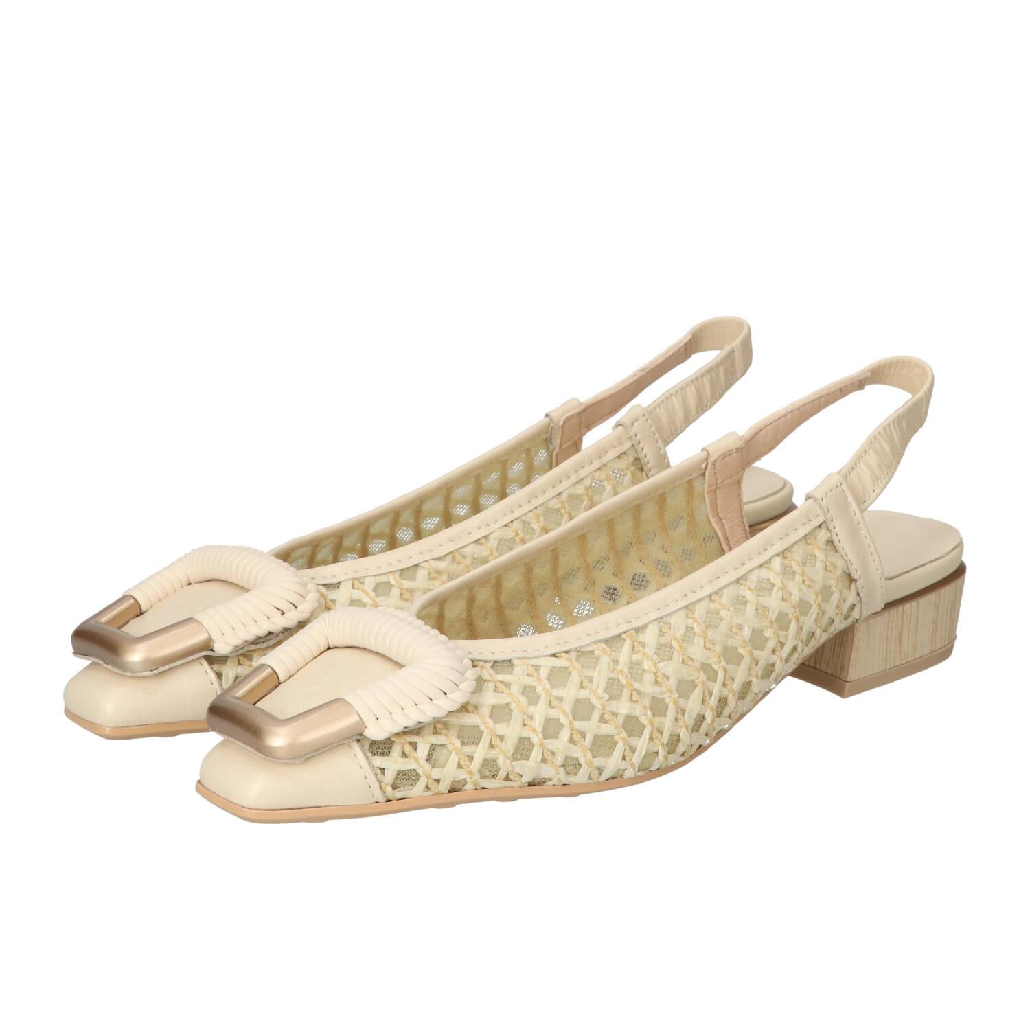 Slingback, Off White