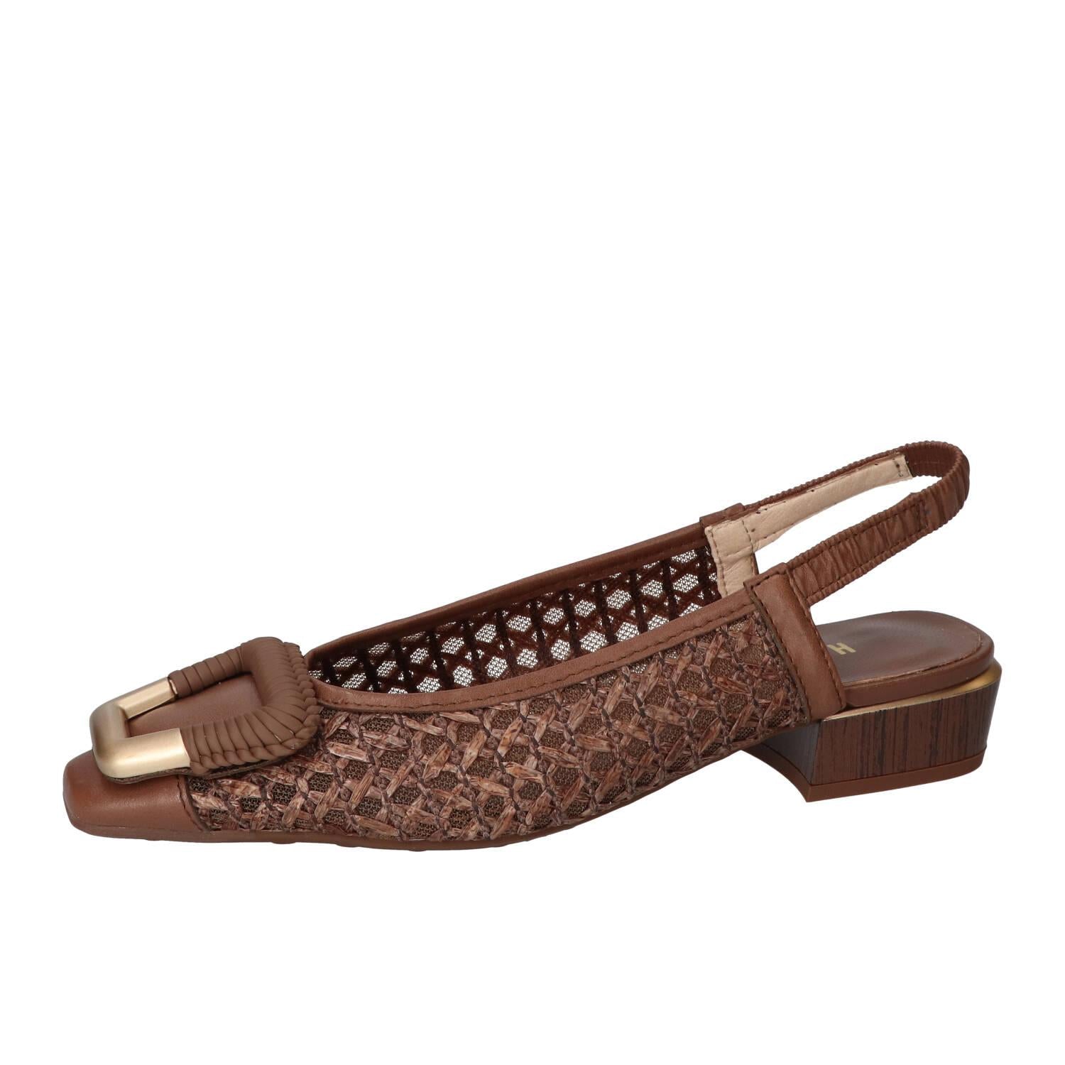 Slingback, Donkerbruin