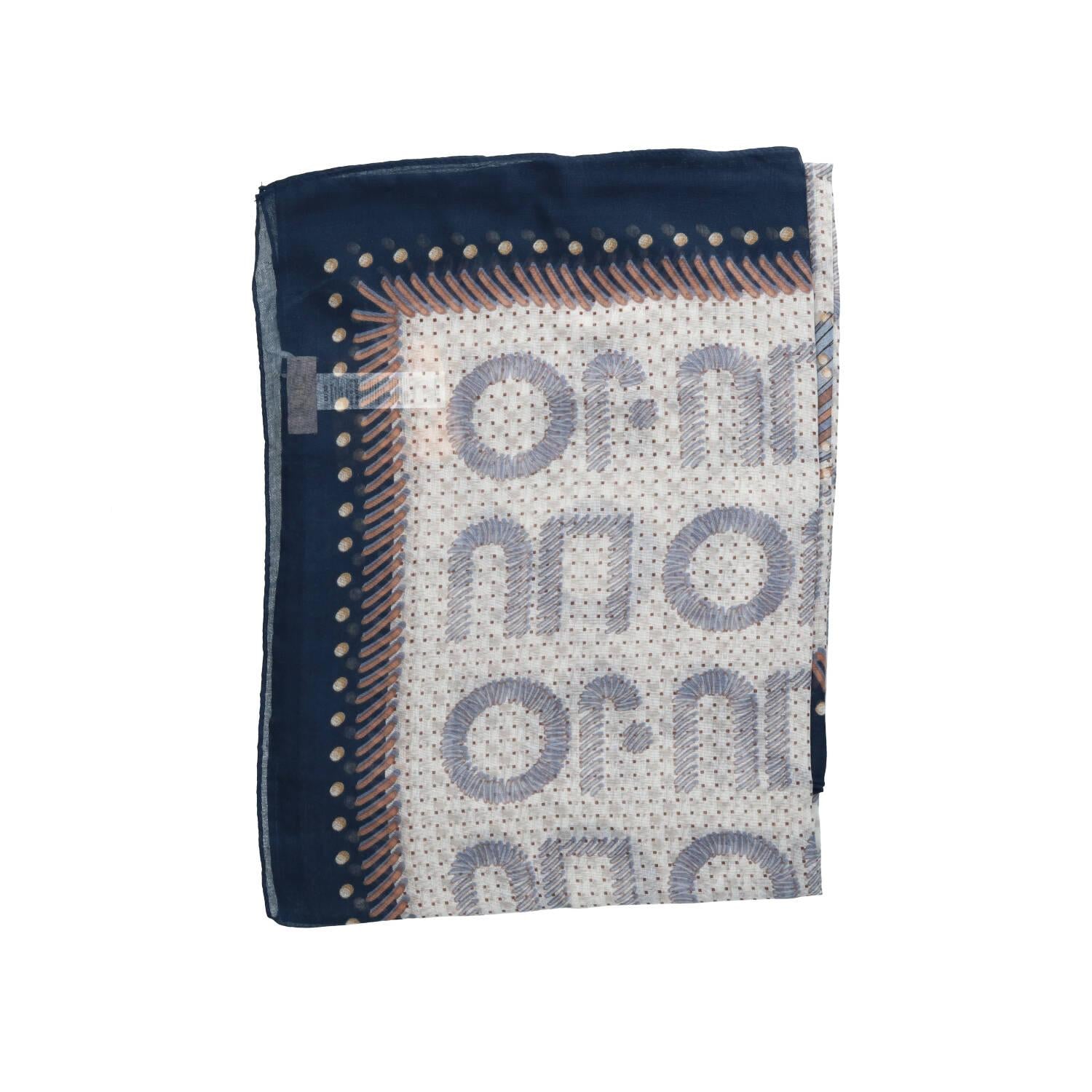 Sjaals, Blauw
