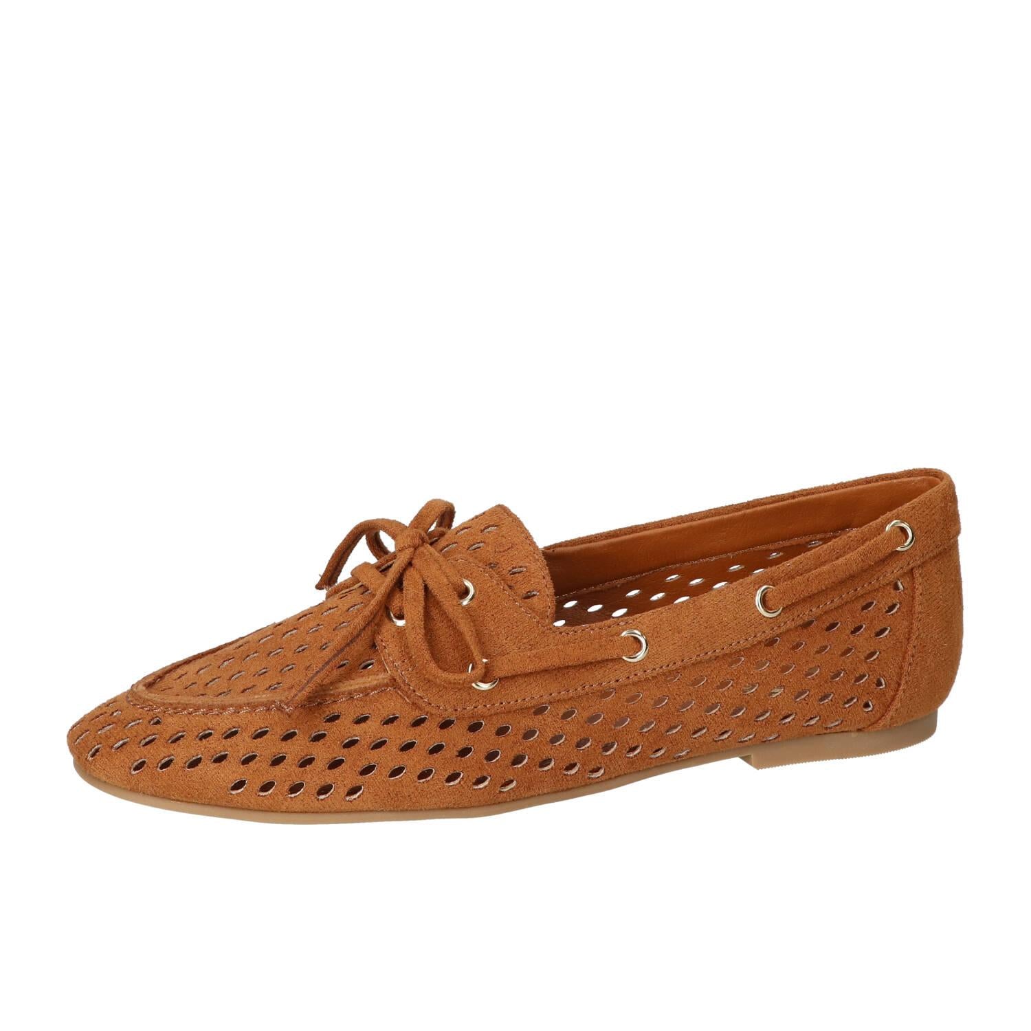 Veterschoenen, Cognac