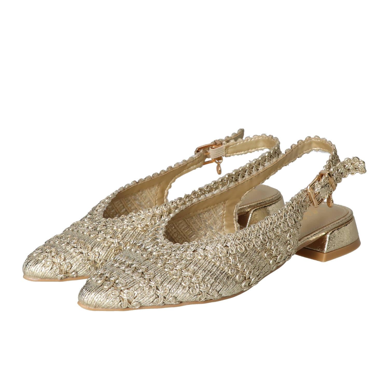 Slingback, Goud