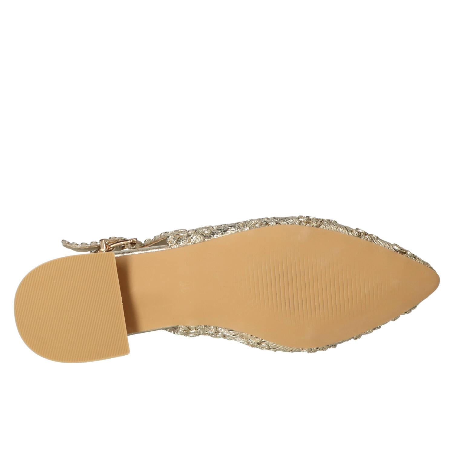 Slingback, Goud