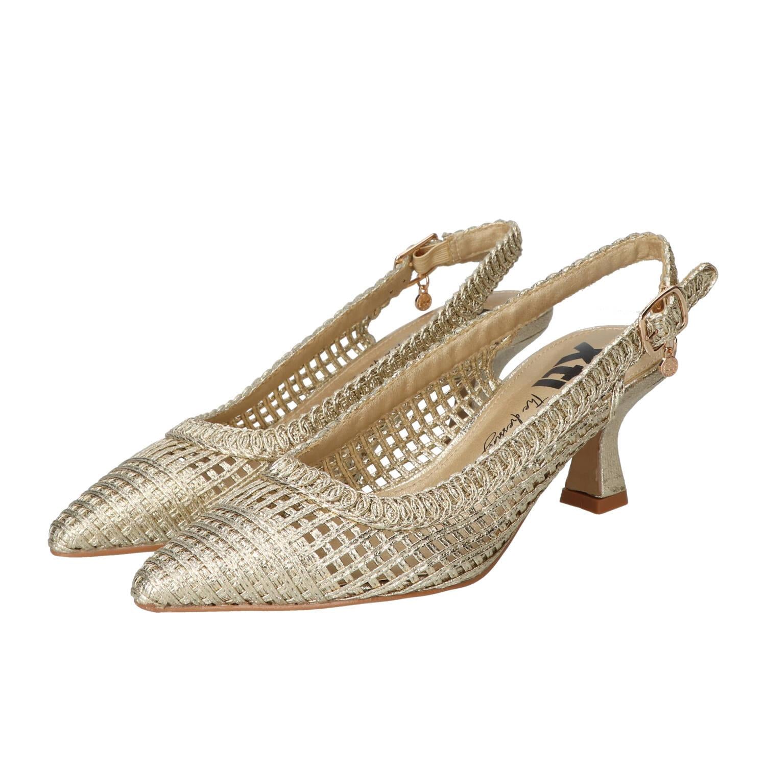 Slingback, Goud