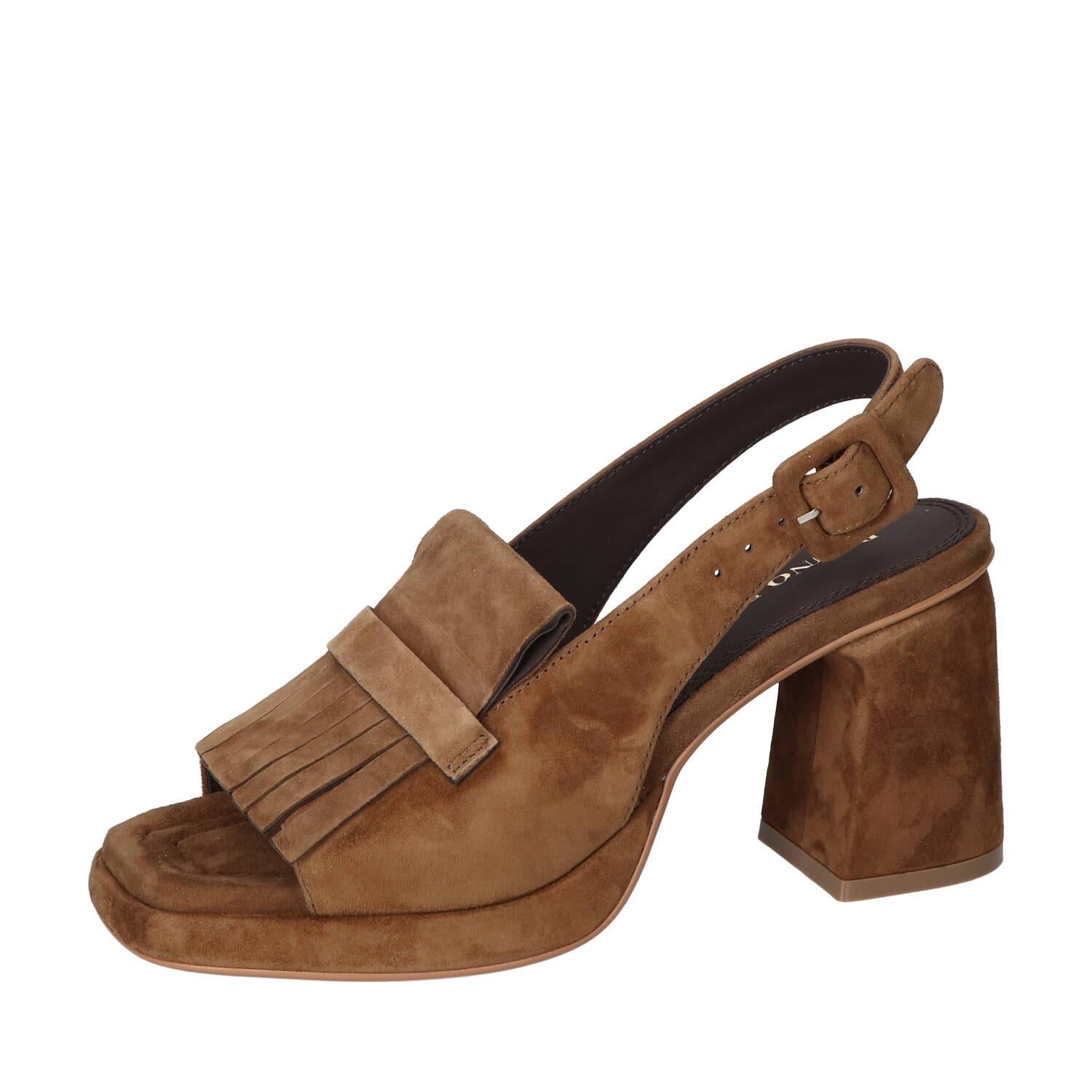 Sandalen, Donkerbruin