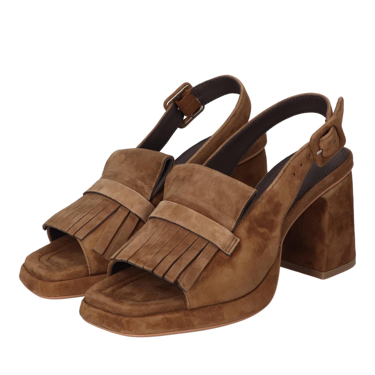 Sandalen, Donkerbruin