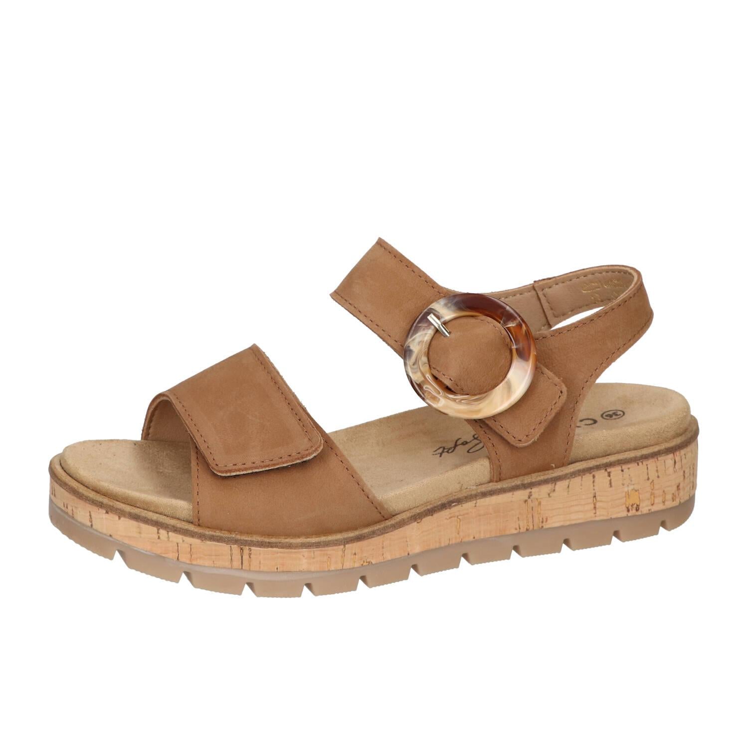 Sandalen, Cognac
