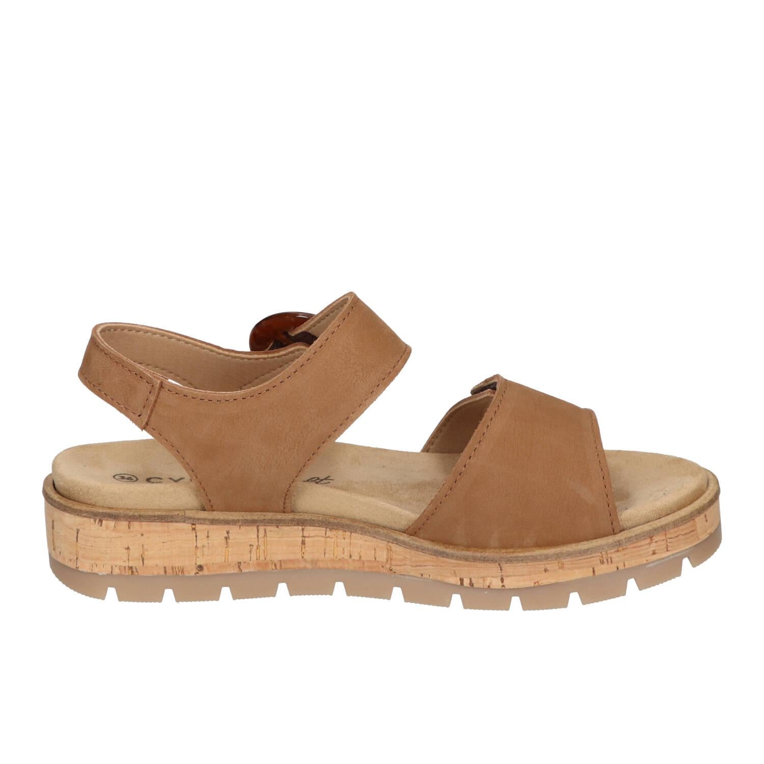 Sandalen, Cognac