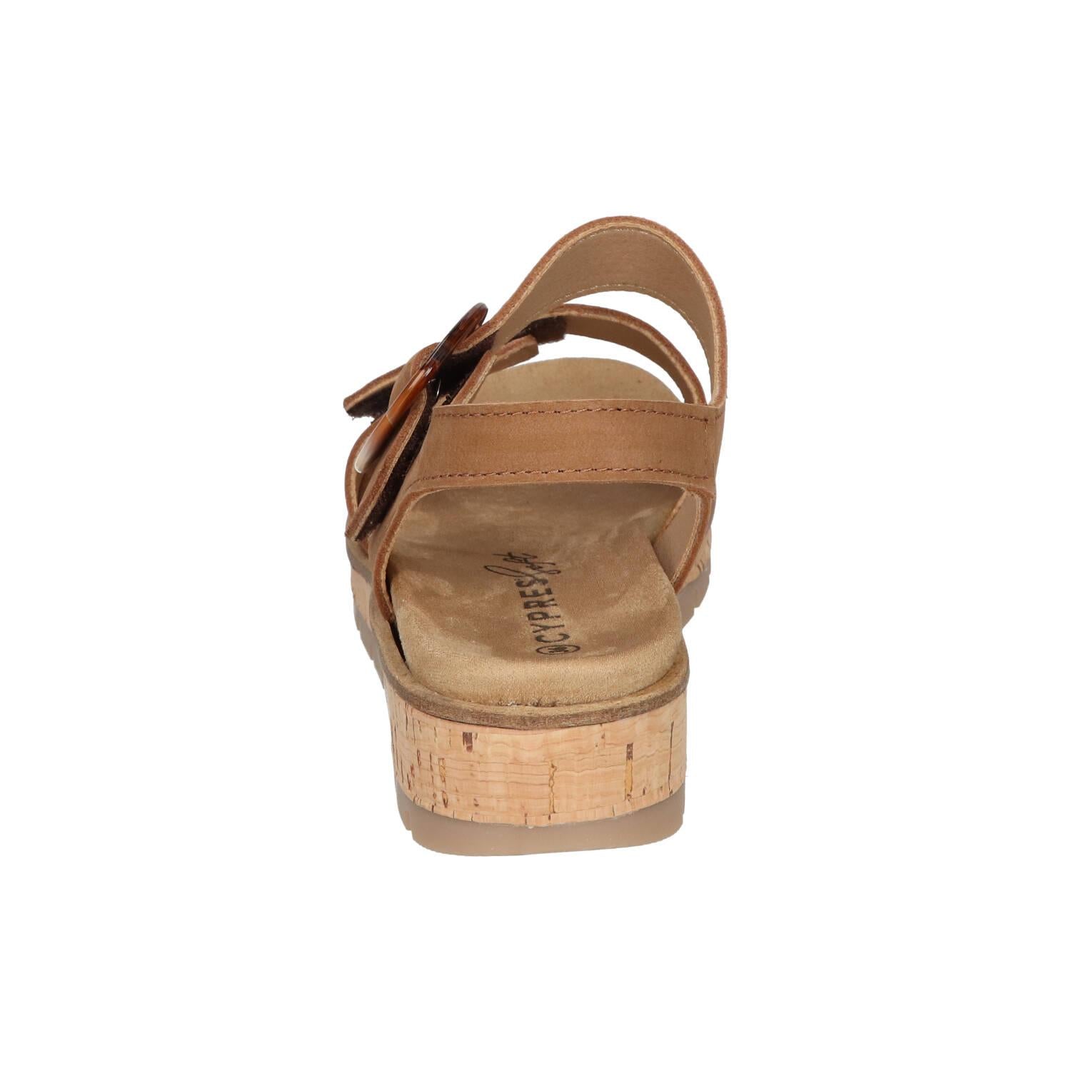 Sandalen, Cognac