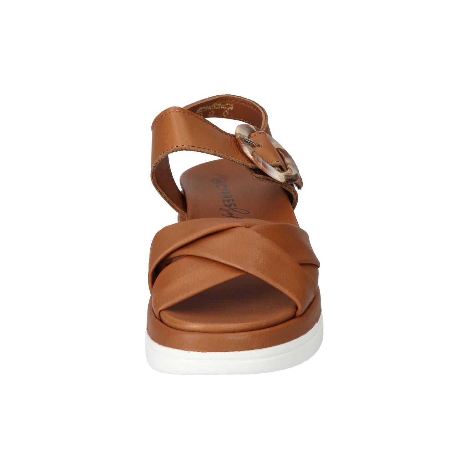 Sandalen, Cognac