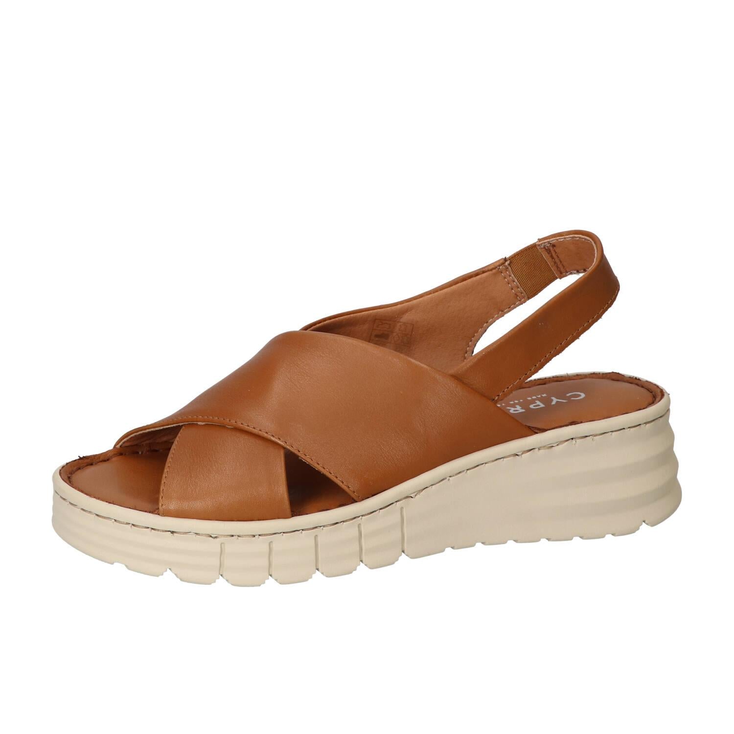 Sandalen, Cognac