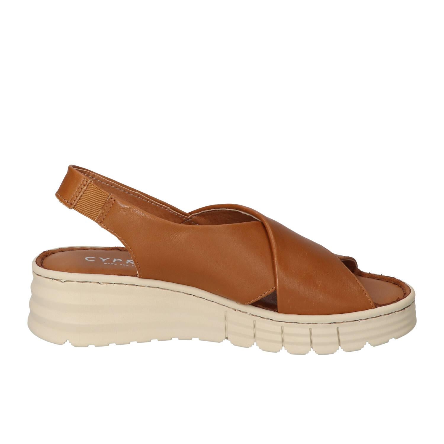 Sandalen, Cognac