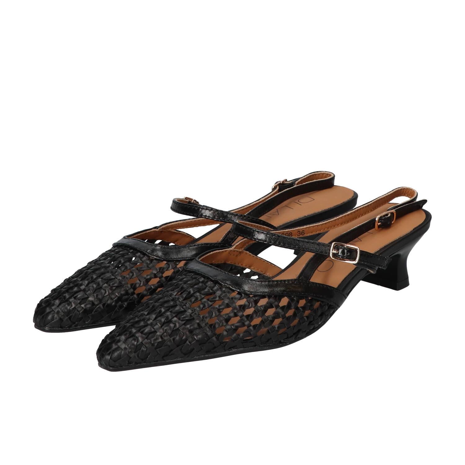 Slingback, Zwart