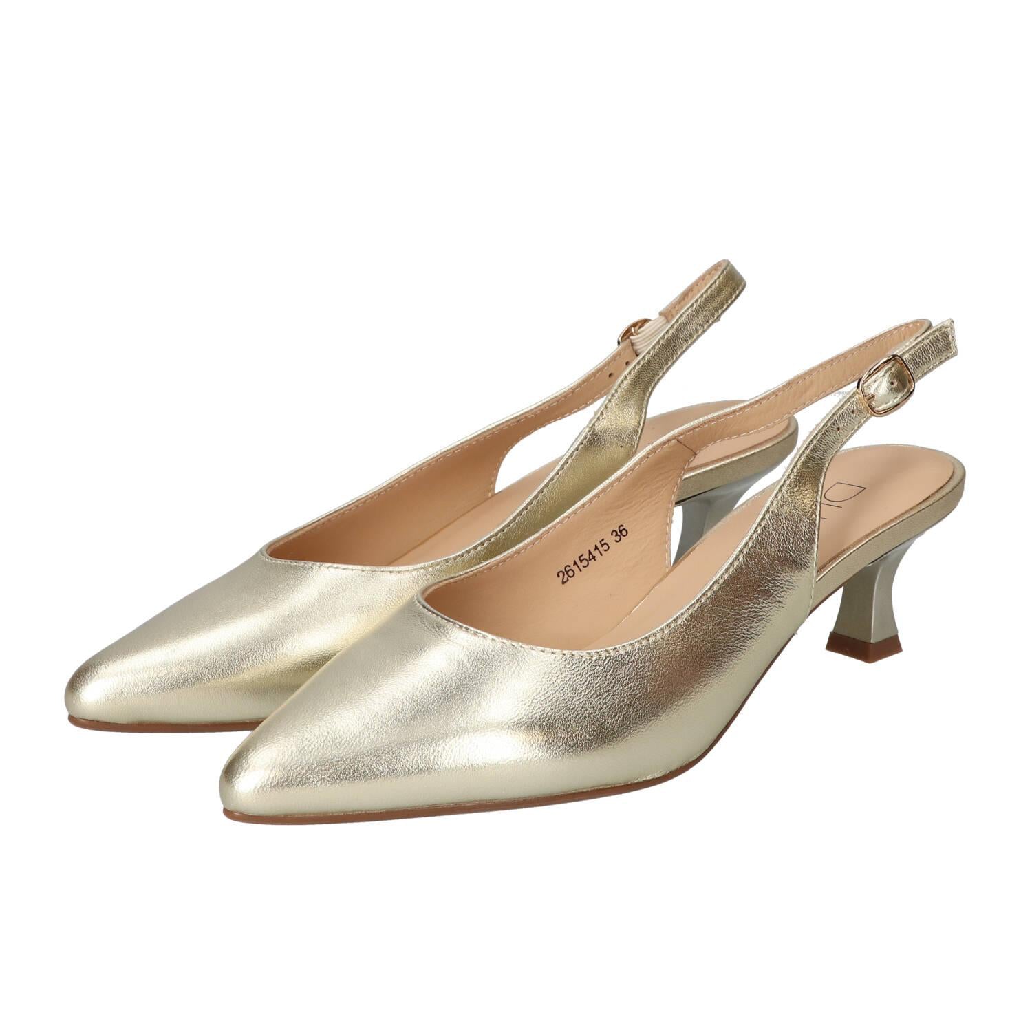 Slingback, Goud