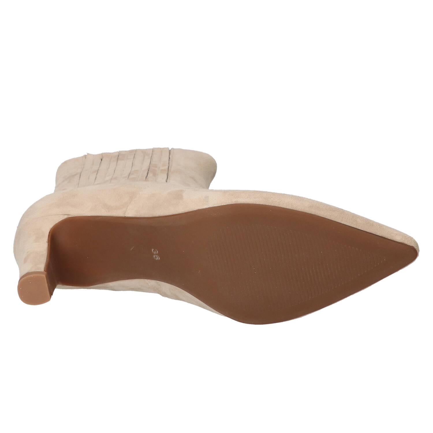 Booties, Taupe