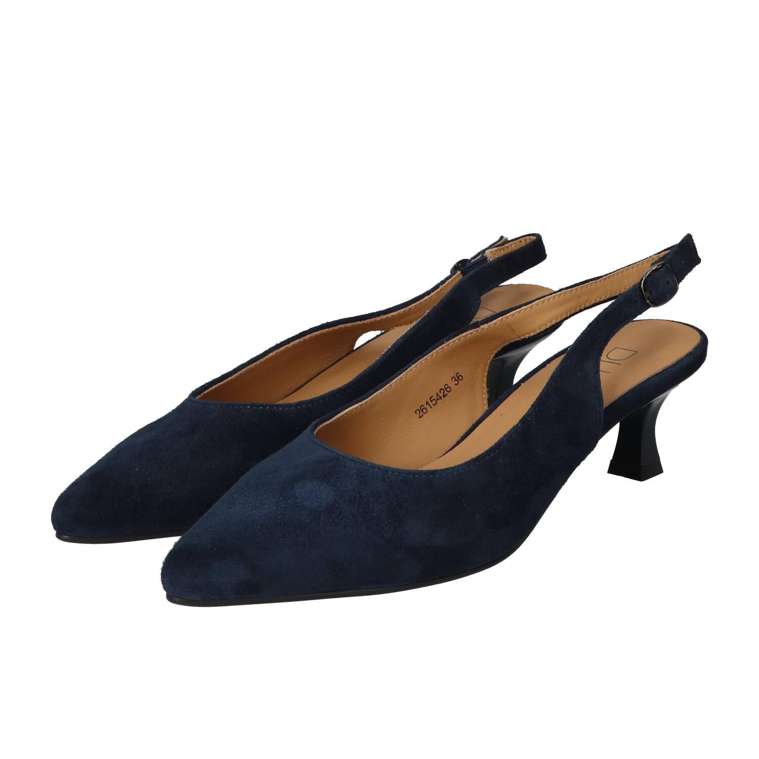 Slingback, Blauw